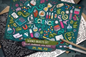 Science Objects & Elements Set