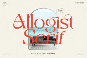 Allogist - Modern Classic Typeface