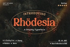 Rhodesia - Retro Serif Font