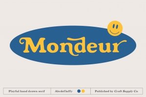 Mondeur - Hand Drawn Serif