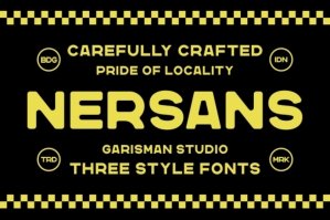 Nersans – Vintage Font