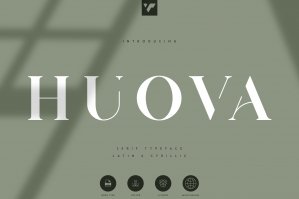 Huova Serif Typeface - 8 Fonts