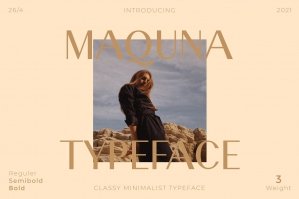 Maquna - Stylish Sans Serif Typeface