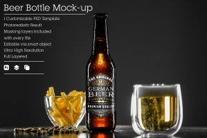 Beer Bottle Mockup 12