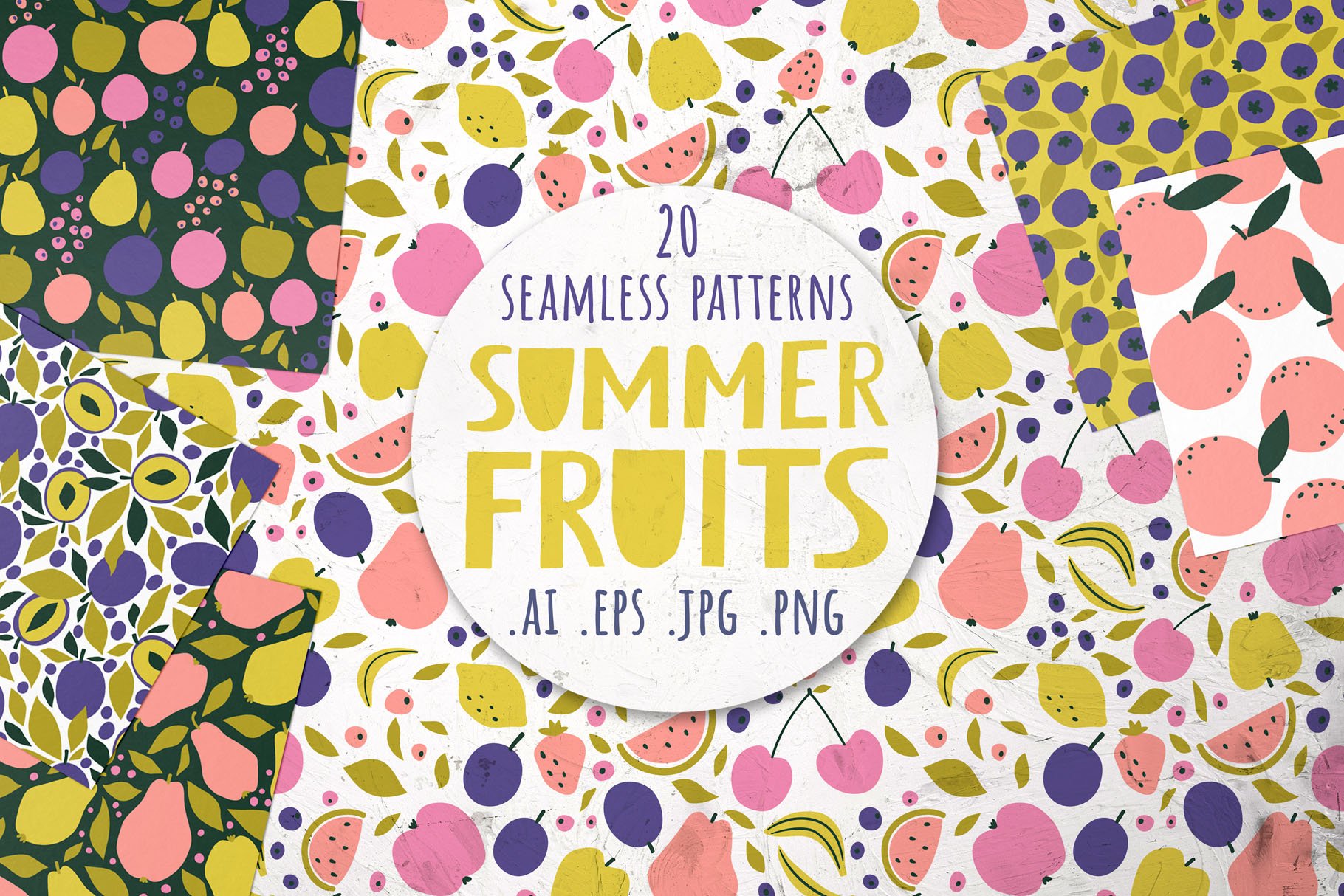 Summer Seamless Patterns - Design Cuts