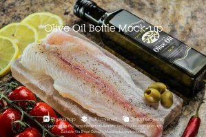 Olive Oil Bottle Mockup 11