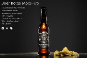 Beer Bottle Mockup 04