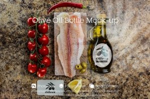 Olive Oil Bottle Mockup 20