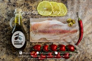 Olive Oil Bottle Mockup 21