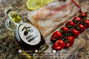 Olive Oil Bottle Mockup 23