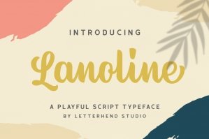 Lanoline - A Playful Script