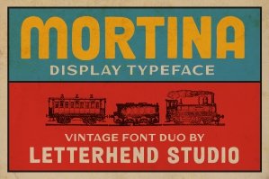 Mortina Font Duo - Display Typeface