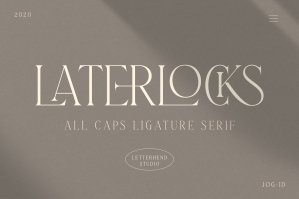 Laterlocks - All Caps Ligature Serif