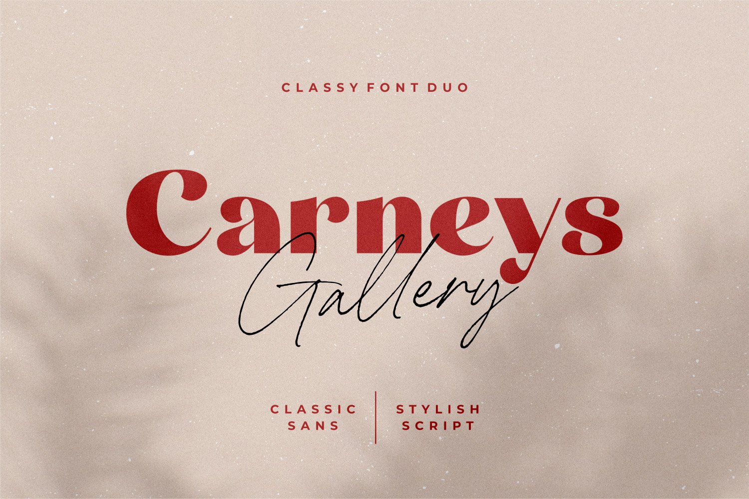 Carneys Gallery Font Duo