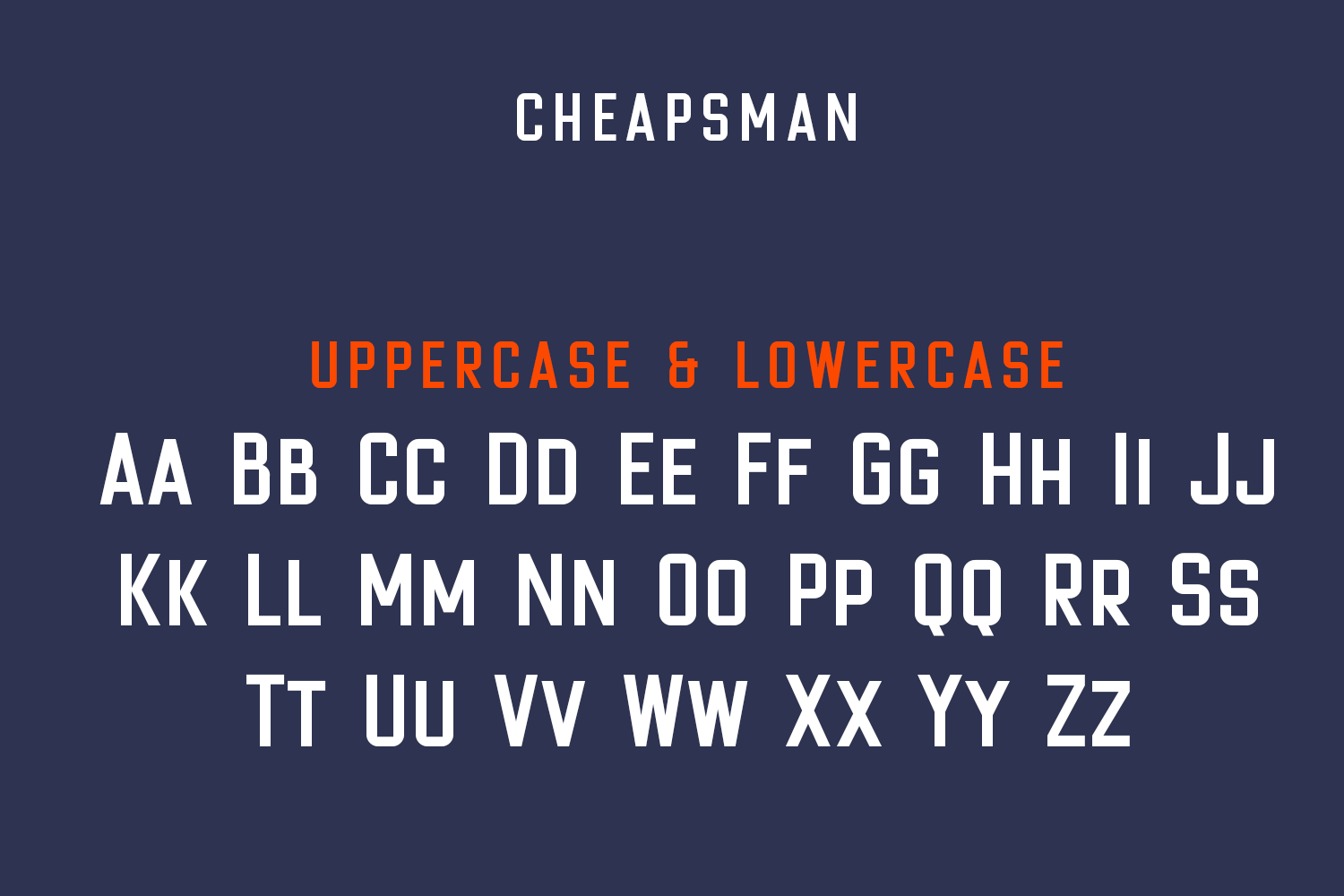Cheapsman Sans Serif Display