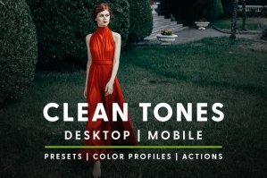 Clean Tones - Lightroom Presets & Photoshop Actions