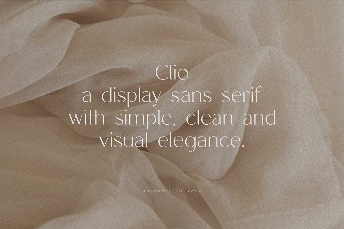 Clio - Clean Display Sans
