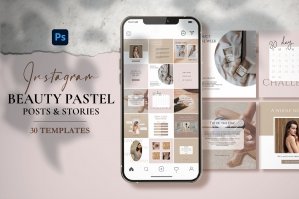 Pastel Beauty Instagram Pack