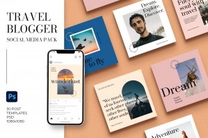 Travel Blogger Instagram Pack