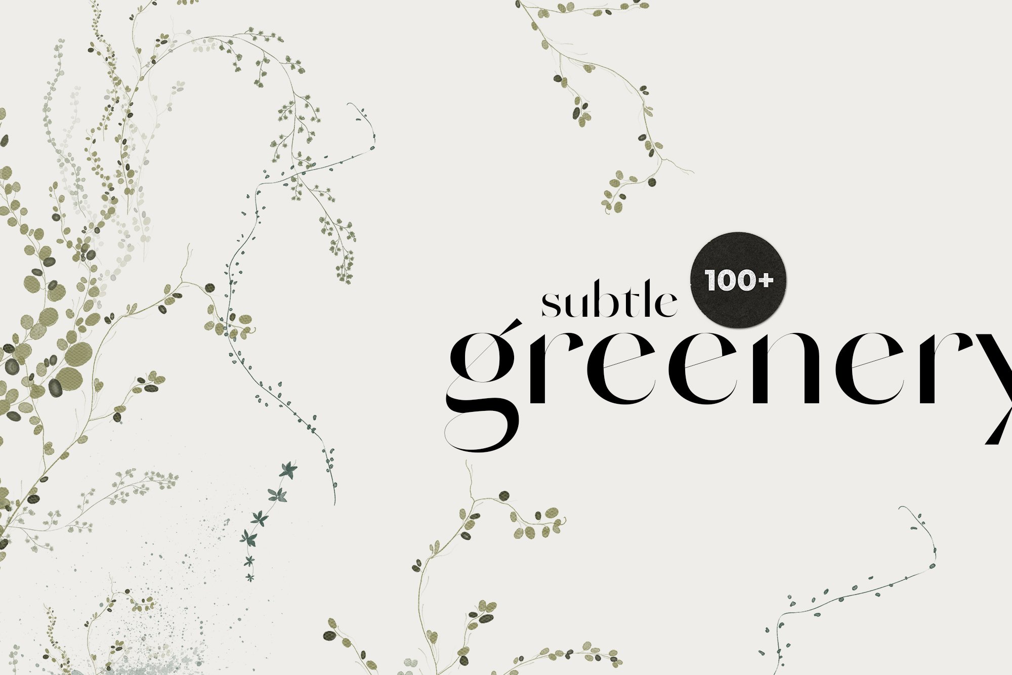 Subtle Greenery Fragile Foliage - Design Cuts