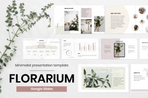 Florarium - Beauty Google Slides Pesentation Template
