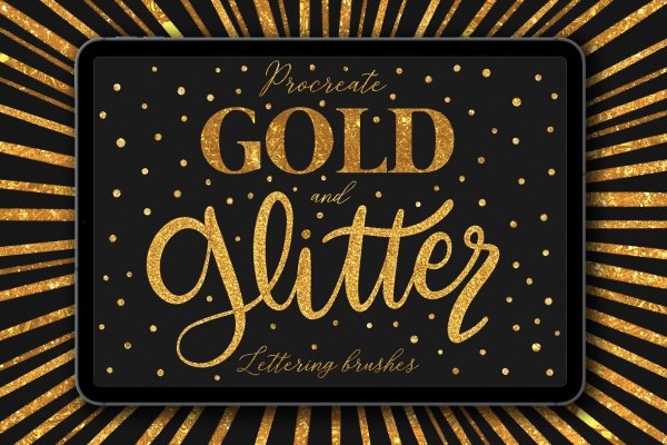 Glitter and Foil Kit for Procreate - Design Cuts