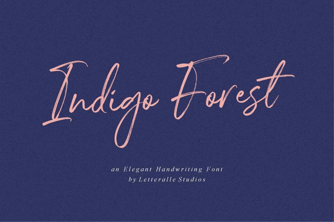 Indigo Forest Handwritten Font