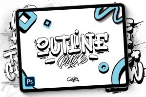 Outline Pack - Outline Brushes for Photoshop