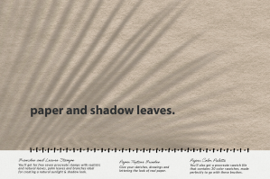 Paper & Shadow Leaves Procreate Kit