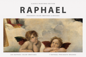 Raphael Procreate Brushes & Color Swatches
