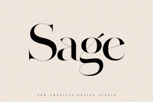 Sage - Serif Typeface
