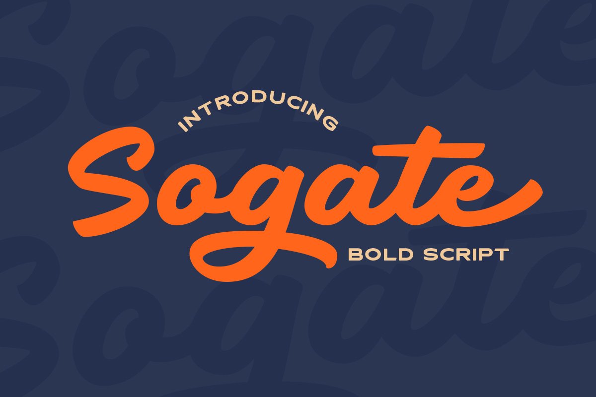 Sogate - Bold Script
