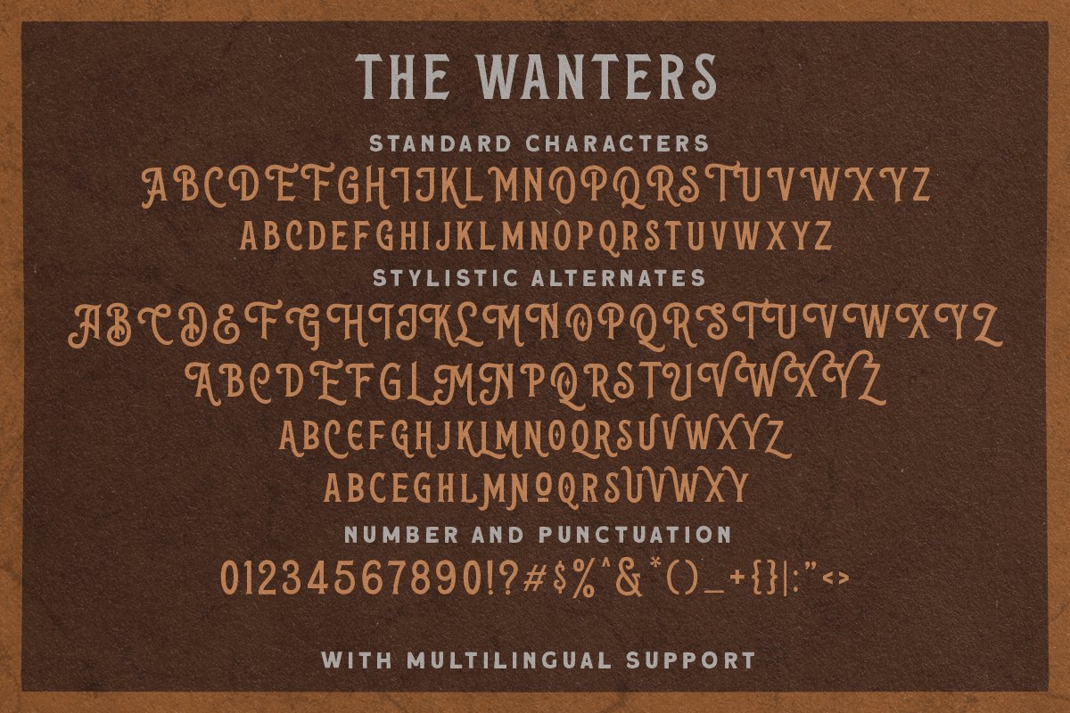 The Wanters - Display Typeface