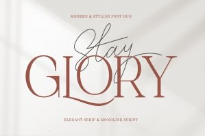 Stay Glory Font Duo