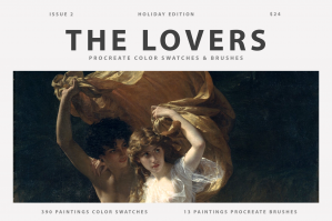 The Lovers Procreate Brushes & Color Swatches