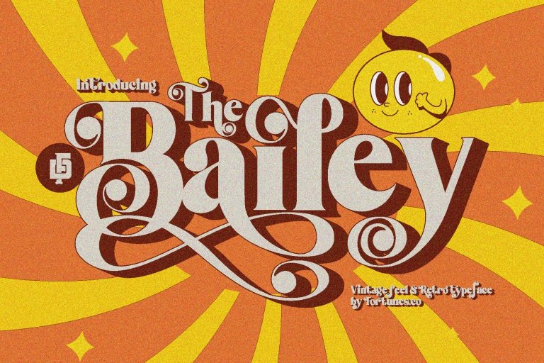 Bailey Typeface - Design Cuts