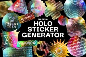Holo Sticker Generator