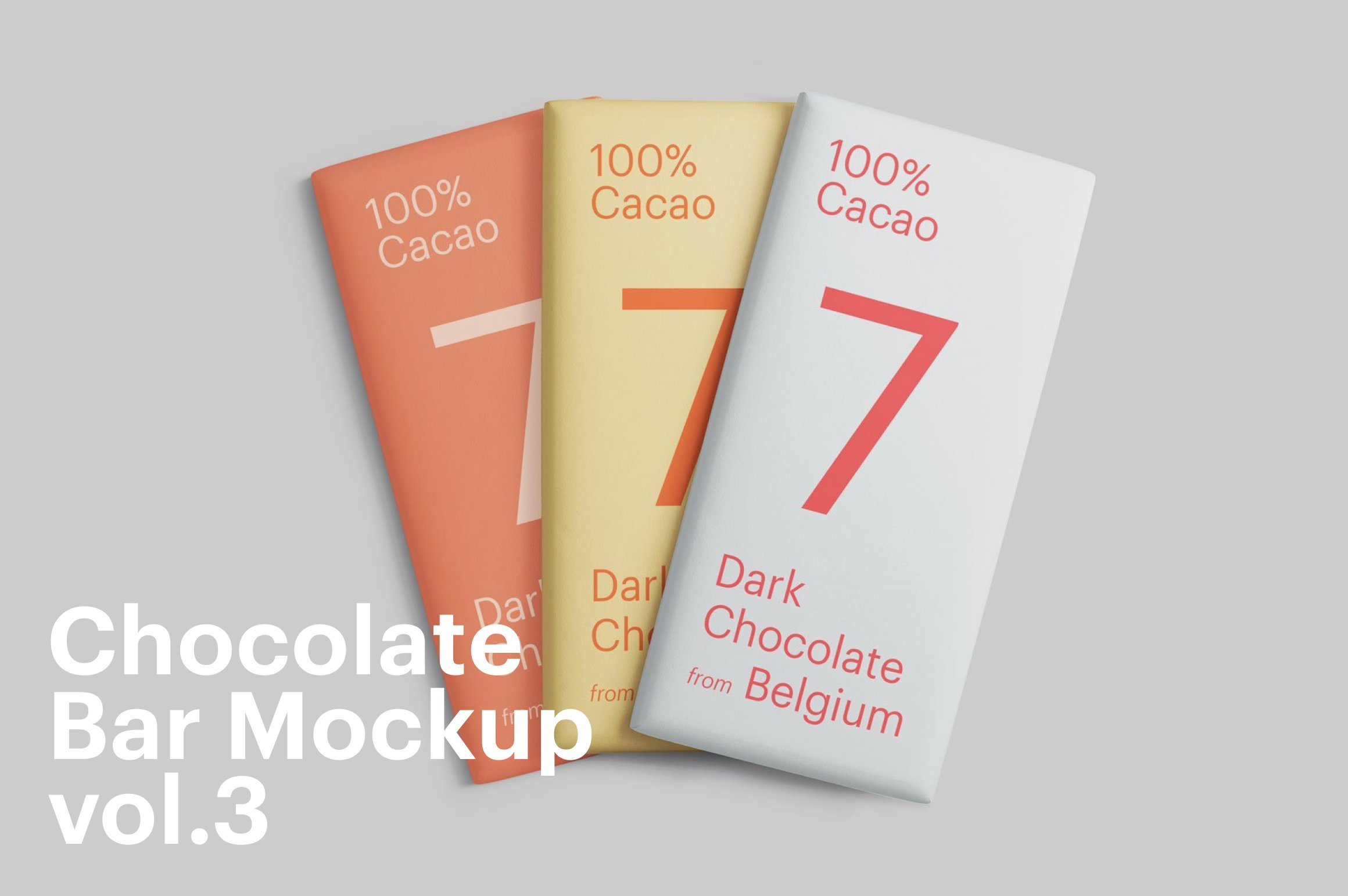 Chocolate Bar Mockup Vol.3