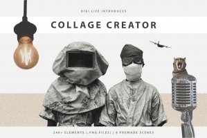The Ultimate Collage Creator Kit – 250 + Elements