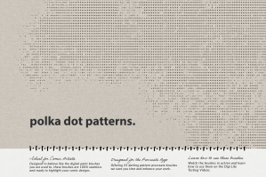 Polka Dot Pattern Procreate Brushes