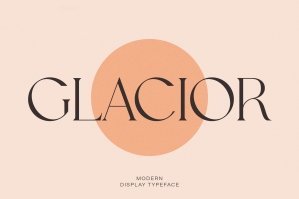 Glacior - Display Serif Font