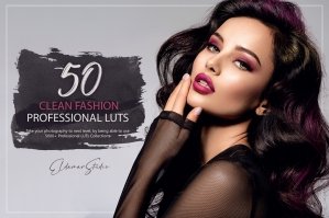 50 Clean Fashion Presets and LUTs Pack