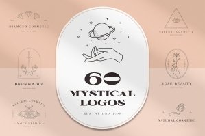 60 Mystical Logos Pack