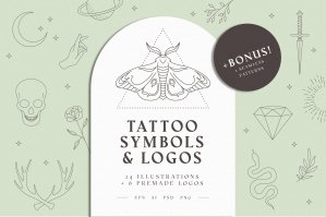 Tattoo Symbols & Logos + Bonus