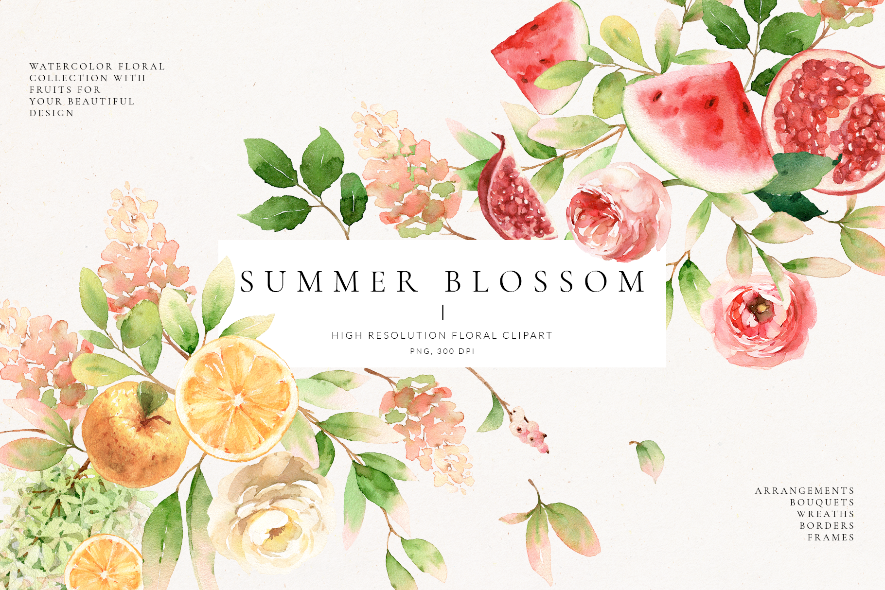 watercolor summer collection