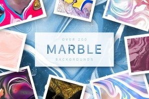 200 Marbled Papers – Huge Collection