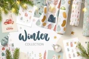 Christmas Clipart & Winter Patterns