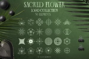 Sacred Flower Logo Collection
