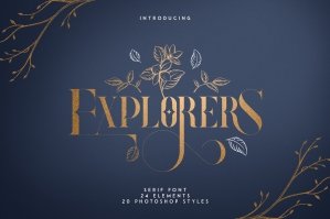 Explorers - Serif Font + Extras