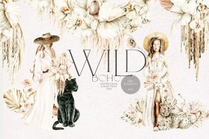 Boho Girls, Dried Flowers, and Wildcats